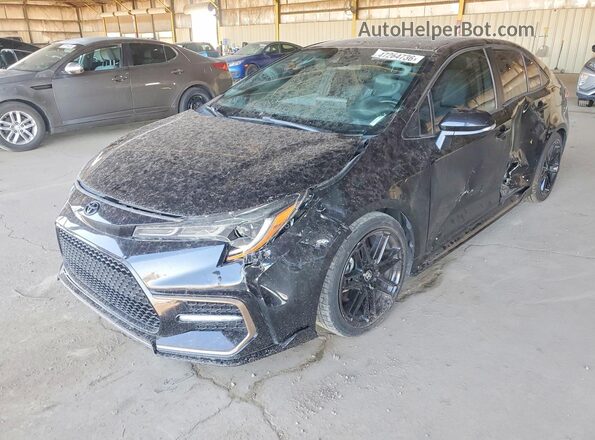 5YFM4MCE5NP113055 2022 TOYOTA COROLLA Черный Передняя левая четверть
