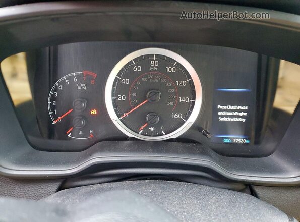 5YFM4RCEXLP011499 2020 TOYOTA LL Синий Вид щитка приборов