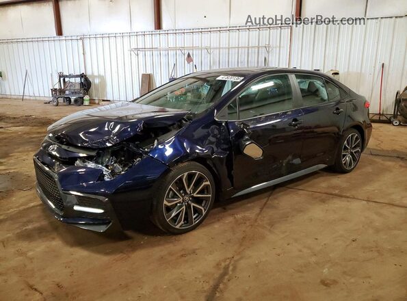 5YFP4MCE0NP129418 2022 TOYOTA COROLLA Синий Передняя левая четверть