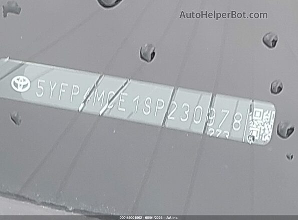 5YFP4MCE1SP230978 2025 TOYOTA LL Белый Вид подкапотного пространства