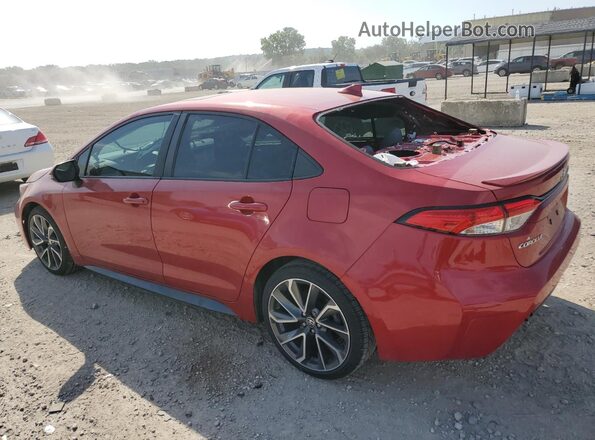 5YFP4MCEXMP096569 2021 TOYOTA COROLLA Red Trasero izquierdo
