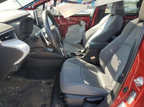 5YFP4MCEXMP096569 2021 TOYOTA COROLLA Red Vista interior delantera