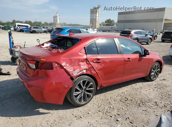 5YFP4MCEXMP096569 2021 TOYOTA COROLLA Red Trasero derecho
