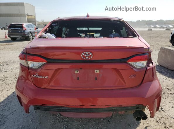 5YFP4MCEXMP096569 2021 TOYOTA COROLLA Red Vista trasera