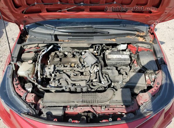 5YFP4MCEXMP096569 2021 TOYOTA COROLLA Red Vista interior trasera