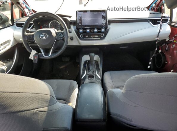 5YFP4MCEXMP096569 2021 TOYOTA COROLLA Red Vista del salpicadero