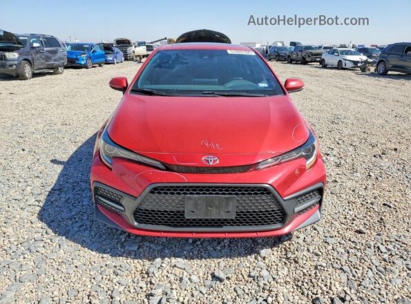 5YFP4RCE5LP053124 2020 TOYOTA COROLLA Red Vista frontal