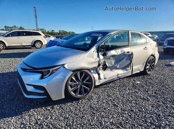 5YFS4MCE0PP145843 2023 TOYOTA COROLLA Серый Передняя левая четверть