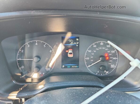 5YFS4MCE0PP145843 2023 TOYOTA COROLLA Серый Вид щитка приборов