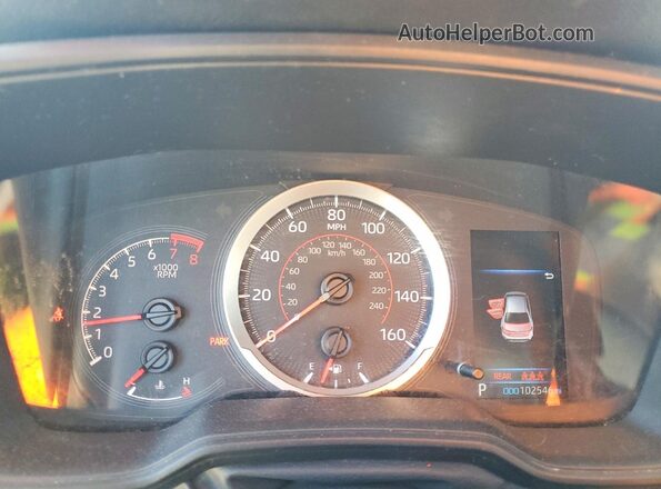 5YFS4MCE1MP076902 2021 TOYOTA COROLLA Black Սարքավորումների վահանակի տեսք