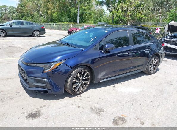 5YFS4MCE2MP085964 2021 TOYOTA LL Синий Передняя левая четверть