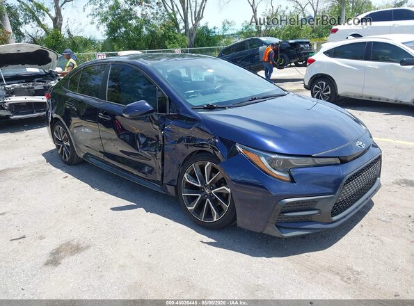 5YFS4MCE2MP085964 2021 TOYOTA LL Синий Передняя правая четверть