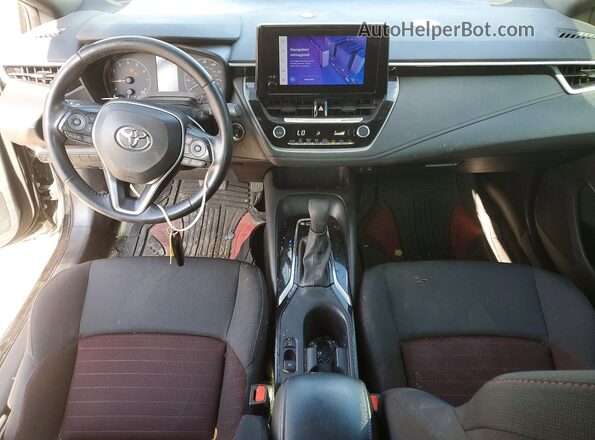 5YFS4MCE2PP143155 2023 TOYOTA COROLLA Black Dashboard view