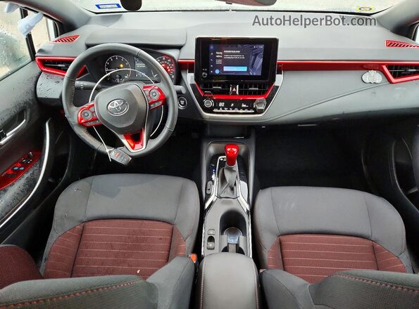 5YFS4MCE2RP214065 2024 TOYOTA COROLLA White Widok deski rozdzielczej