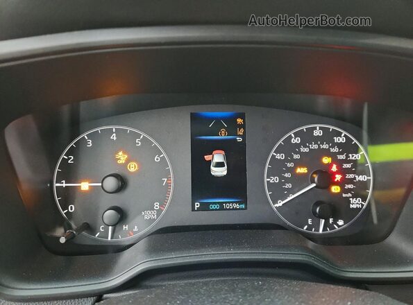5YFS4MCE2RP214065 2024 TOYOTA COROLLA White Widok zestawu wskaźników