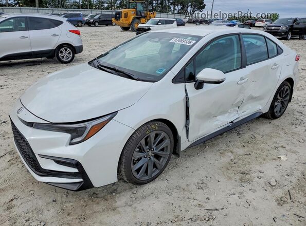 5YFS4MCE2SP223547 2025 TOYOTA COROLLA Белый Передняя левая четверть