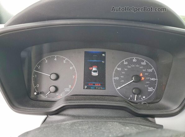 5YFS4MCE2SP223547 2025 TOYOTA COROLLA Белый Вид щитка приборов