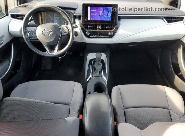 5YFS4MCE3PP143813 2023 TOYOTA COROLLA Синий Вид панели приборов