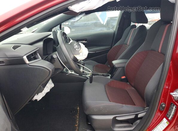 5YFS4MCE3RP185398 2024 TOYOTA COROLLA Maroon Widok wnętrza z przodu