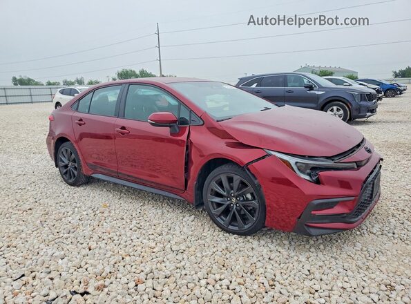 5YFS4MCE3RP185398 2024 TOYOTA COROLLA Maroon Przód prawy