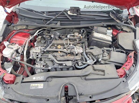5YFS4MCE3RP185398 2024 TOYOTA COROLLA Maroon Widok wnętrza z tyłu