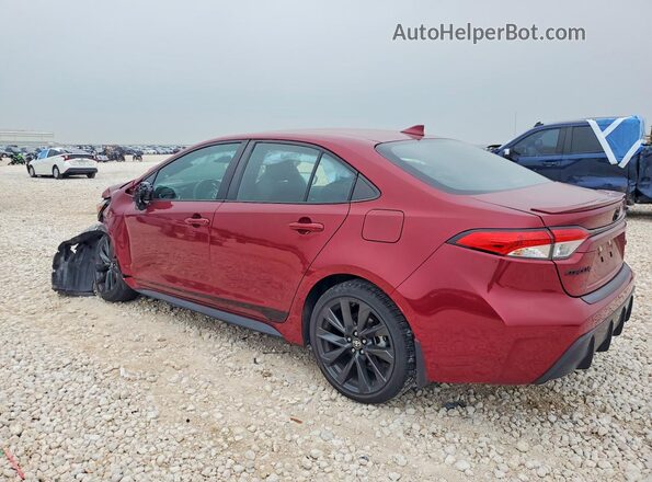 5YFS4MCE3RP185398 2024 TOYOTA COROLLA Maroon Tył lewy