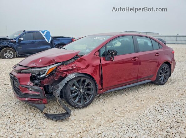 5YFS4MCE3RP185398 2024 TOYOTA COROLLA Maroon Przód lewy