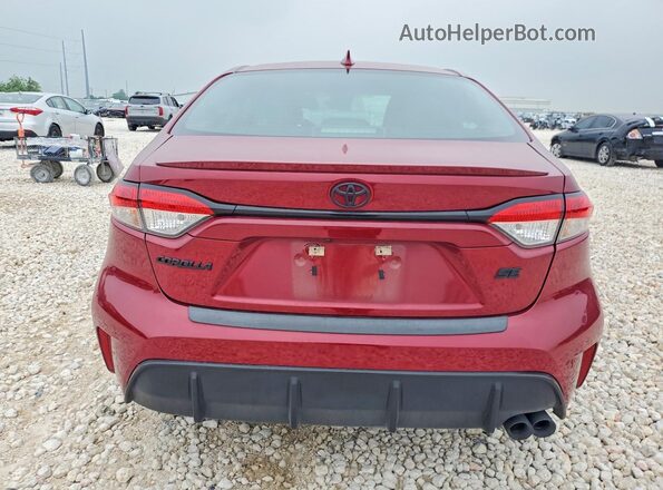 5YFS4MCE3RP185398 2024 TOYOTA COROLLA Maroon Widok z tyłu