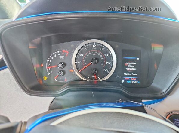 5YFS4MCE4MP090535 2021 TOYOTA LL Черный Вид щитка приборов