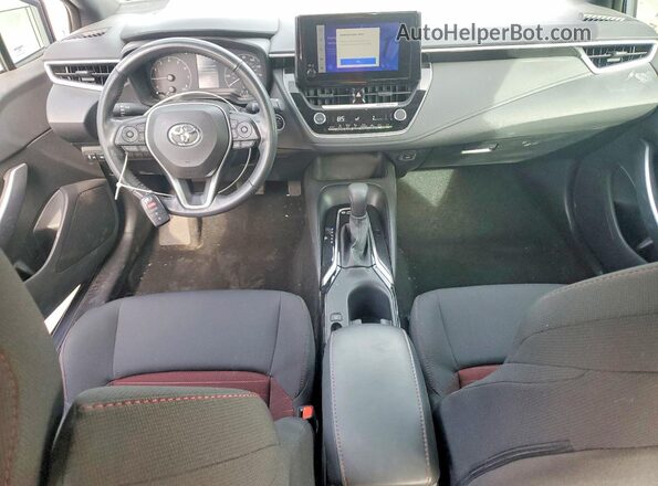 5YFS4MCE4PP159311 2023 TOYOTA COROLLA Silver Dashboard view