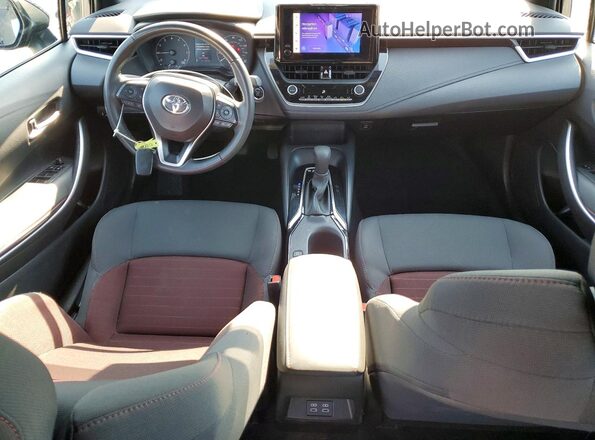 5YFS4MCE4RP189881 2024 TOYOTA COROLLA Синий Вид панели приборов