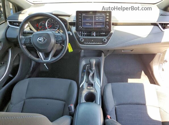 5YFS4MCE5MP096411 2021 TOYOTA COROLLA Black Dashboard view