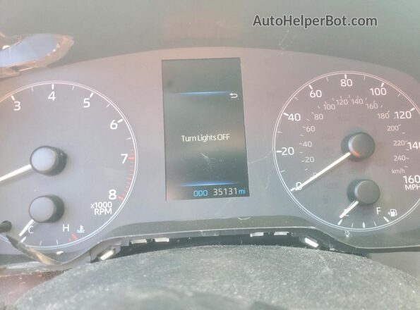 5YFS4MCE5RP175472 2024 TOYOTA COROLLA Черный Вид щитка приборов
