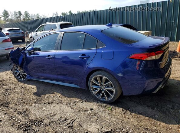 5YFS4MCE6MP064874 2021 TOYOTA COROLLA Blue Trasero izquierdo