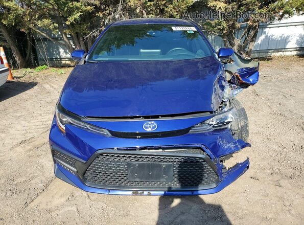 5YFS4MCE6MP064874 2021 TOYOTA COROLLA Blue Vista frontal