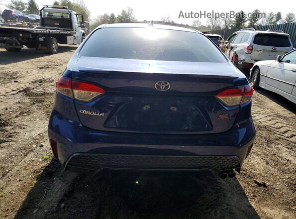 5YFS4MCE6MP064874 2021 TOYOTA COROLLA Blue Vista trasera