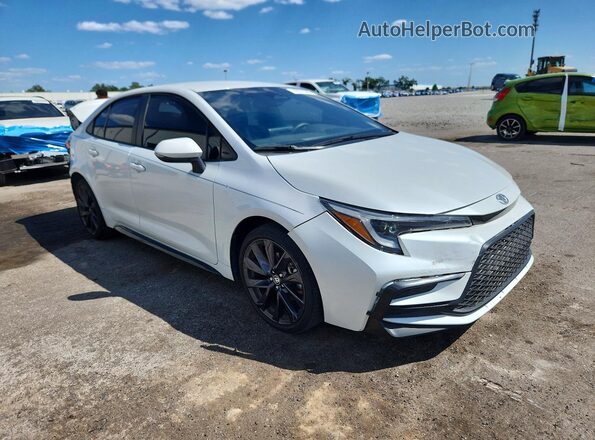 5YFS4MCE6PP148553 2023 TOYOTA COROLLA Белый Передняя правая четверть
