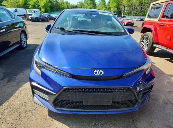 5YFS4MCE7NP114893 2022 TOYOTA COROLLA Blue Widok z przodu
