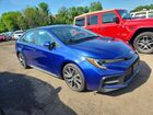 2022 Toyota Corolla Se Blue vin: 5YFS4MCE7NP114893