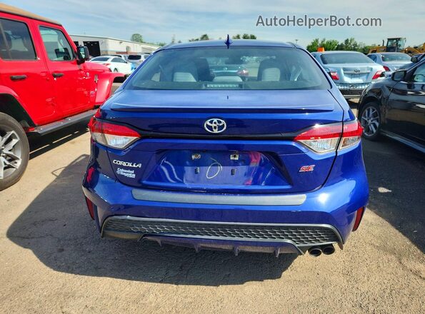 5YFS4MCE7NP114893 2022 TOYOTA COROLLA Blue Widok z tyłu