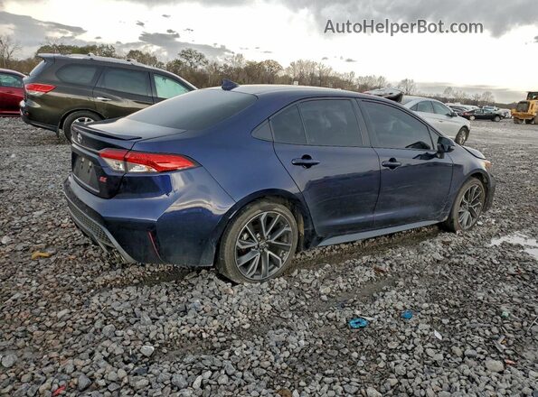 5YFS4MCE7NP132083 2022 TOYOTA COROLLA Синий Задняя правая четверть