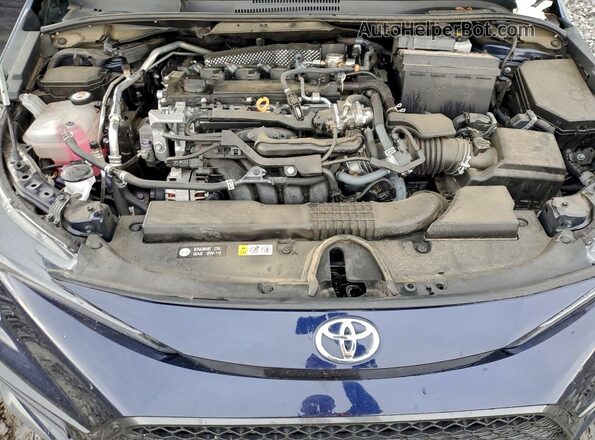 5YFS4MCE7NP132083 2022 TOYOTA COROLLA Синий Вид задней части салона