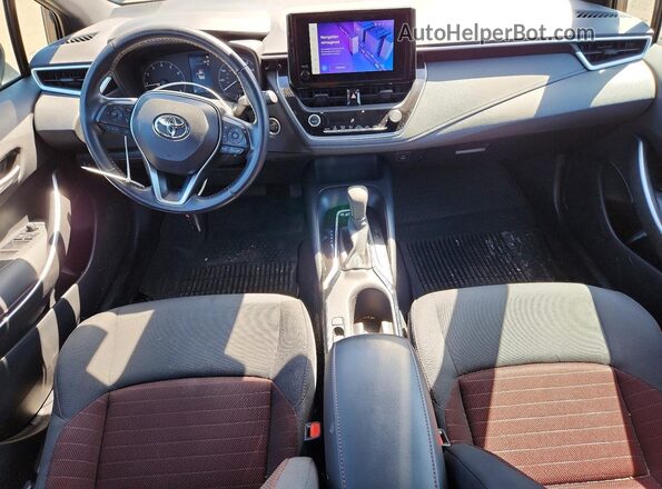 5YFS4MCE7PP146861 2023 TOYOTA COROLLA Charcoal Widok deski rozdzielczej