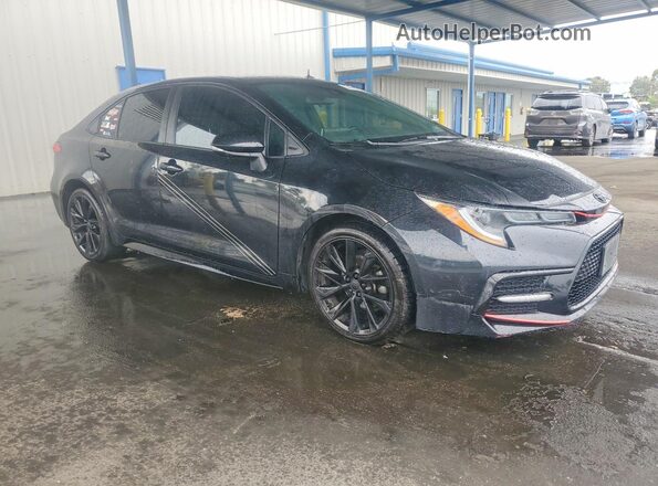 5YFS4MCE8MP063399 2021 TOYOTA COROLLA Черный Передняя правая четверть