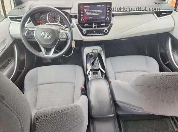 5YFS4MCE8MP095995 2021 TOYOTA COROLLA Белый Вид панели приборов