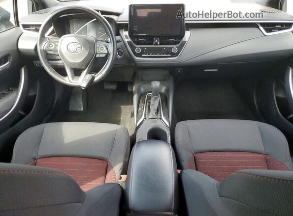 5YFS4MCE8PP149266 2023 TOYOTA COROLLA Black Dashboard view