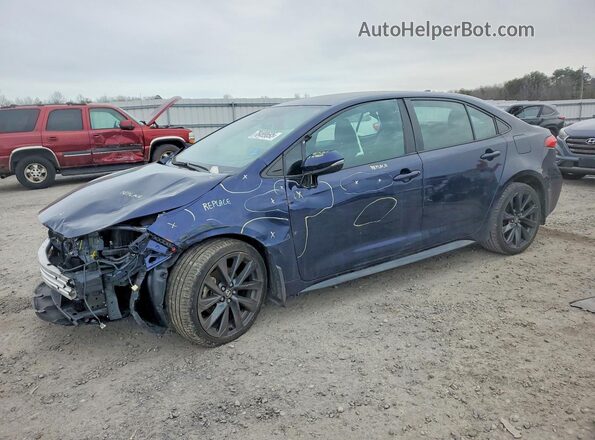 5YFS4MCE8PP158839 2023 TOYOTA COROLLA Blue წინა მარცხენა ხედი სამი მეოთხედიდან