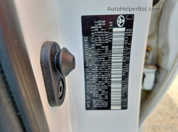 5YFS4MCE8RP209064 2024 TOYOTA COROLLA Белый Вид подкапотного пространства