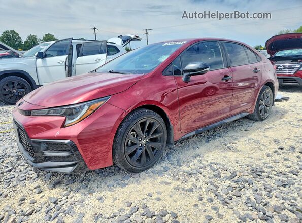 5YFS4MCE9NP102860 2022 TOYOTA COROLLA Red Передня ліва чверть