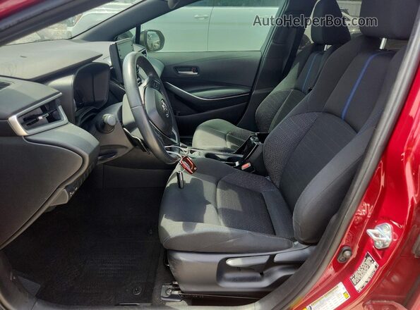 5YFS4MCE9NP102860 2022 TOYOTA COROLLA Red Вид салону спереду